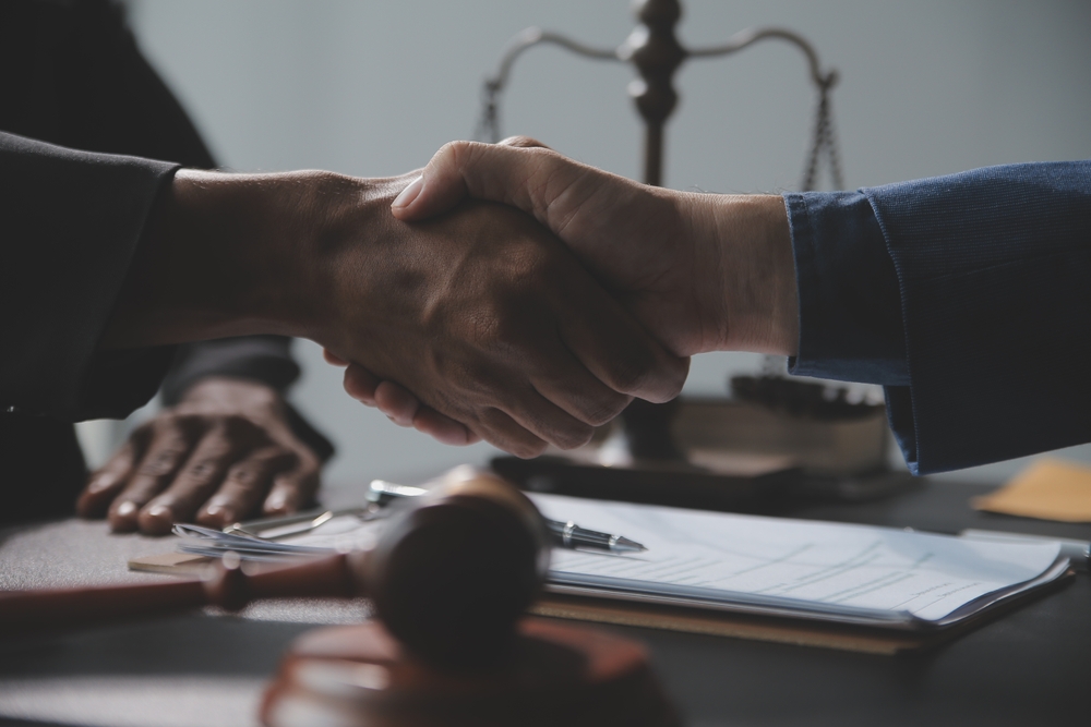 Photo of man shaking hands